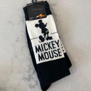 Disney Mickey Mouse crew socks. New with tags